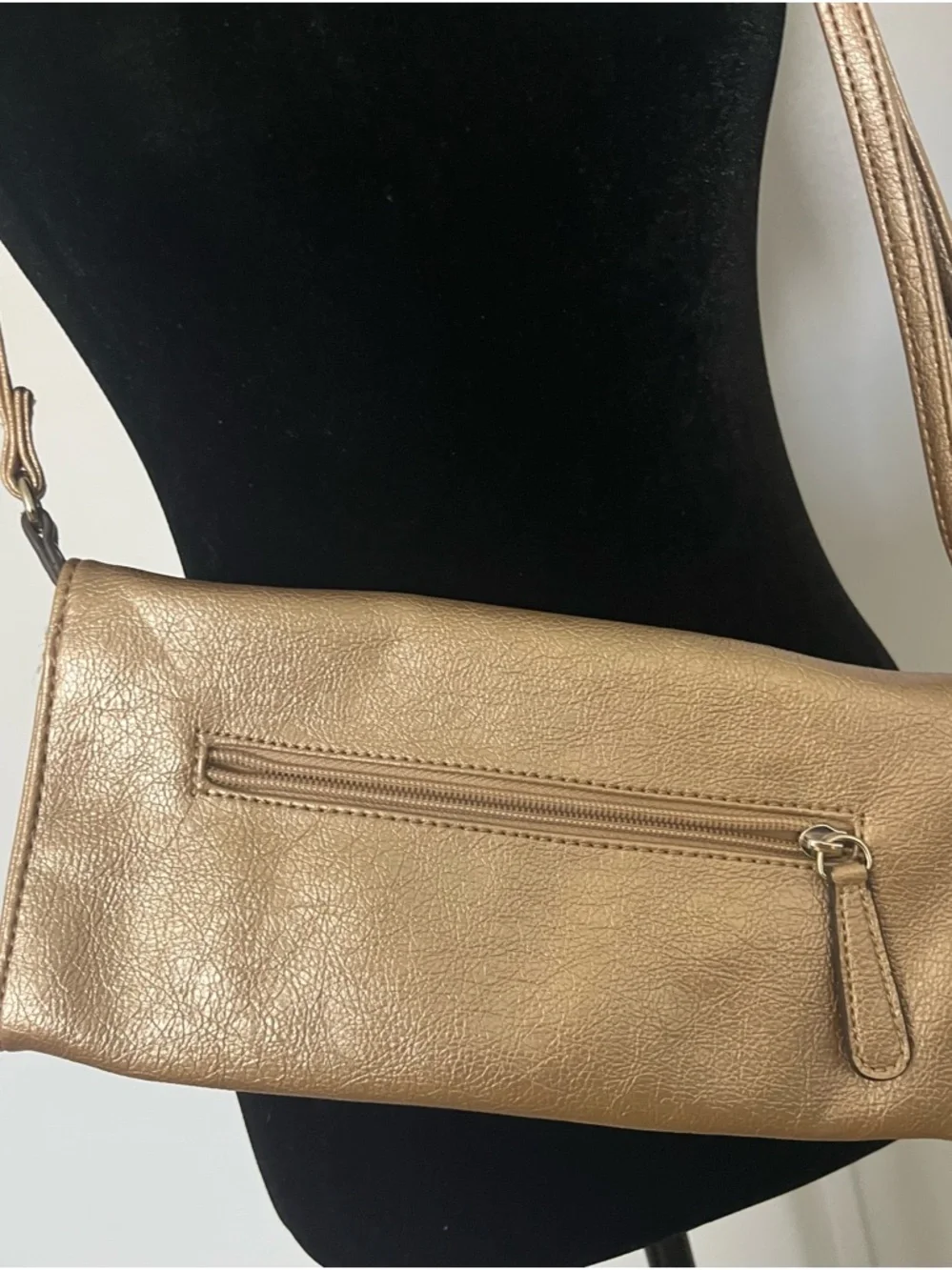 Gold Stud-Accent Kathy Crossbody Bag with Crown Emblem - Picture 5 of 12